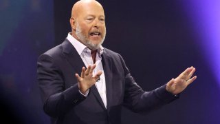 Bob Chapek, Chief Executive Officer of Disney, speaks at the 2022 Disney Legends Awards during Disney’s D23 Expo in Anaheim, California, September 9, 2022.