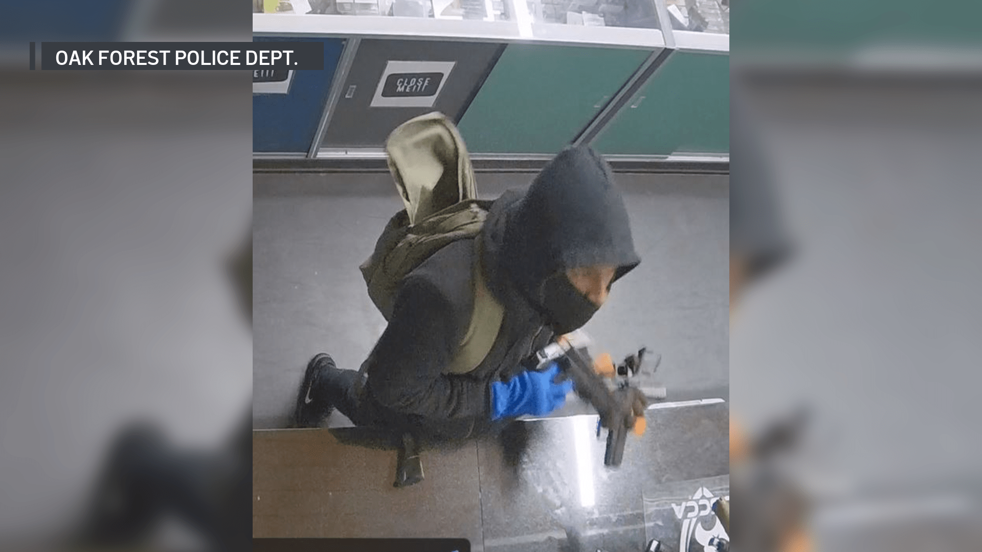 Thieves Stole 23 Guns, Crashed Stolen Car Into Eagle Gun Range, Oak Forest Police Say