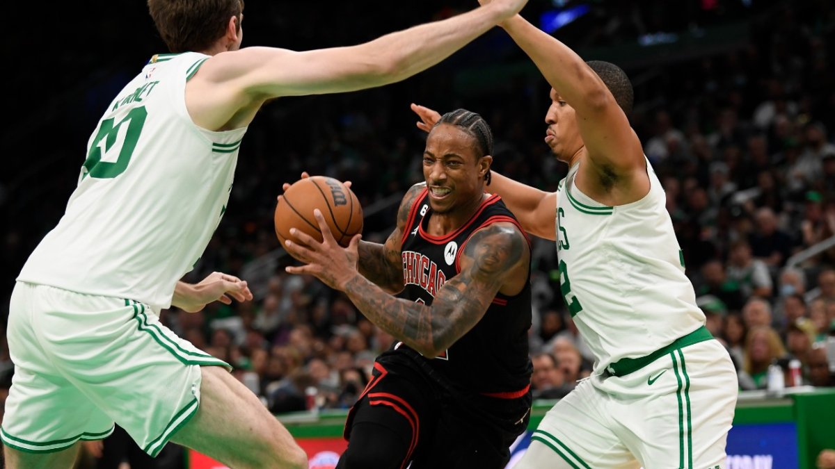 Bulls' DeMar DeRozan's Pump Fake Keys Free Throw Total Vs. Celtics TrendRadars