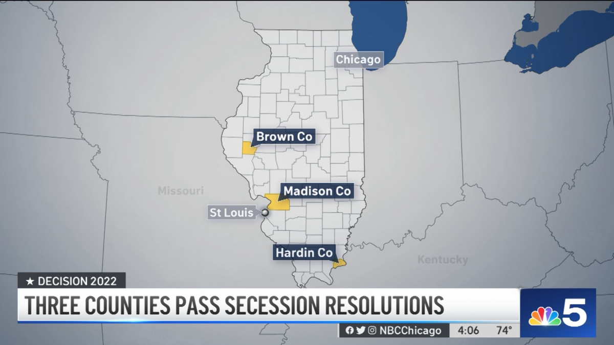 3 Downstate Counties Vote to Explore Seceding From Illinois, Forming