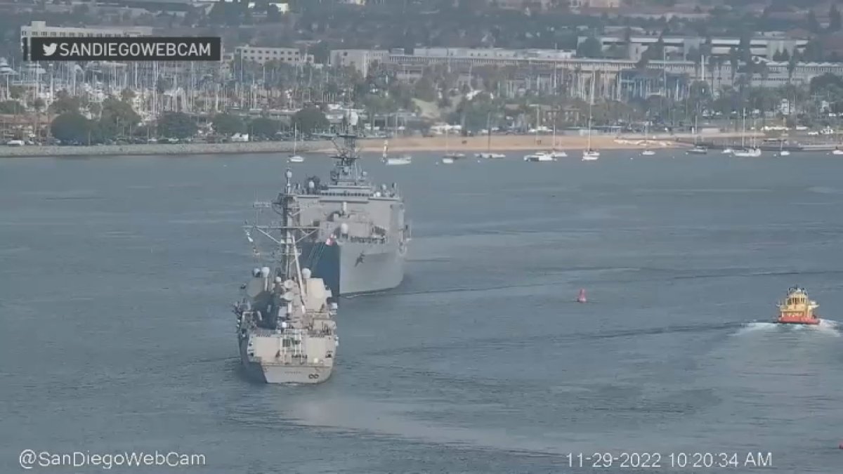Navy Ships Steer Last Minute to Avoid Head-On Crash in San Diego Bay – NBC Chicago - Vimarsana News