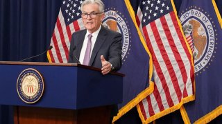 U.S. Federal Reserve Board Chairman Jerome Powell holds a news conference after Federal Reserve raised its target interest rate by three-quarters of a percentage point in Washington, September 21, 2022.