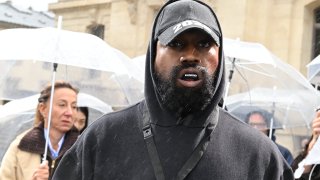 Kanye West attends the Givenchy Womenswear Spring/Summer 2023 show as part of Paris Fashion Week on October 02, 2022 in Paris, France.
