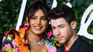 Priyanka Chopra and Nick Jonas attend Fashion Awards 2021