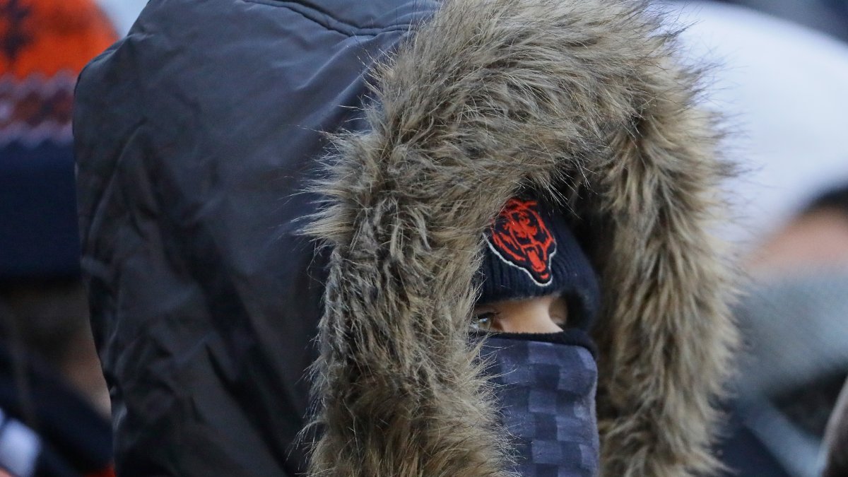 With wind chills of -15 possible, Chicago Bears warn fans to be prepared for Sunday's game