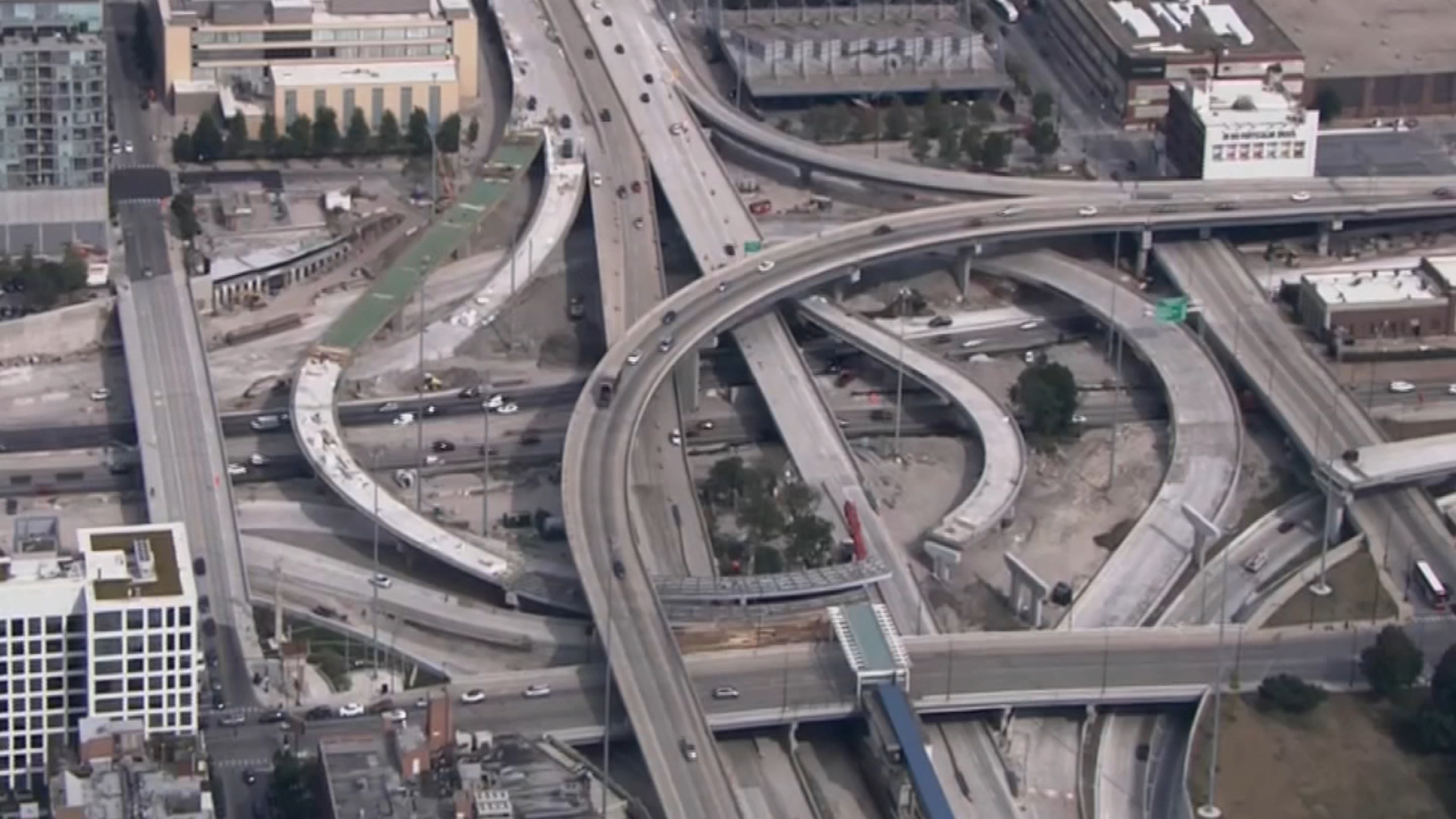 After Overnight Closures, More of Jane Byrne Interchange is Open for Drivers