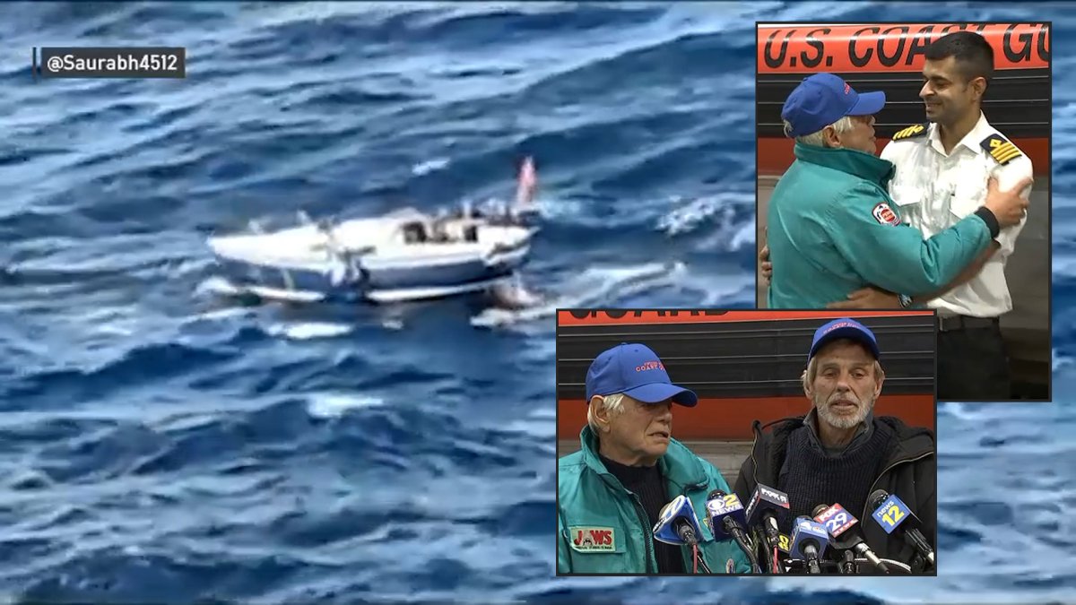Boat Rescue NJ: Men Saved at Sea After Trying to Sail from Cape May to Florida – NBC Chicago - Vimarsana News