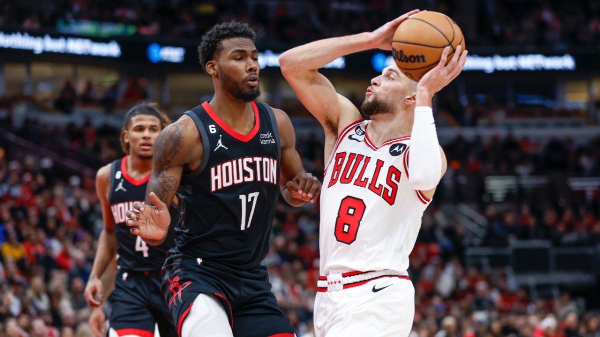 Bulls Routed by Rockets, Snapping Season-Long Three-Game Win Streak ...