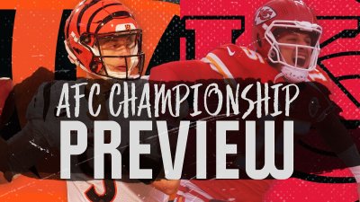 Sunday Night Football on NBC - The AFC Championship Game is set! Bengals vs.  Chiefs - AGAIN.