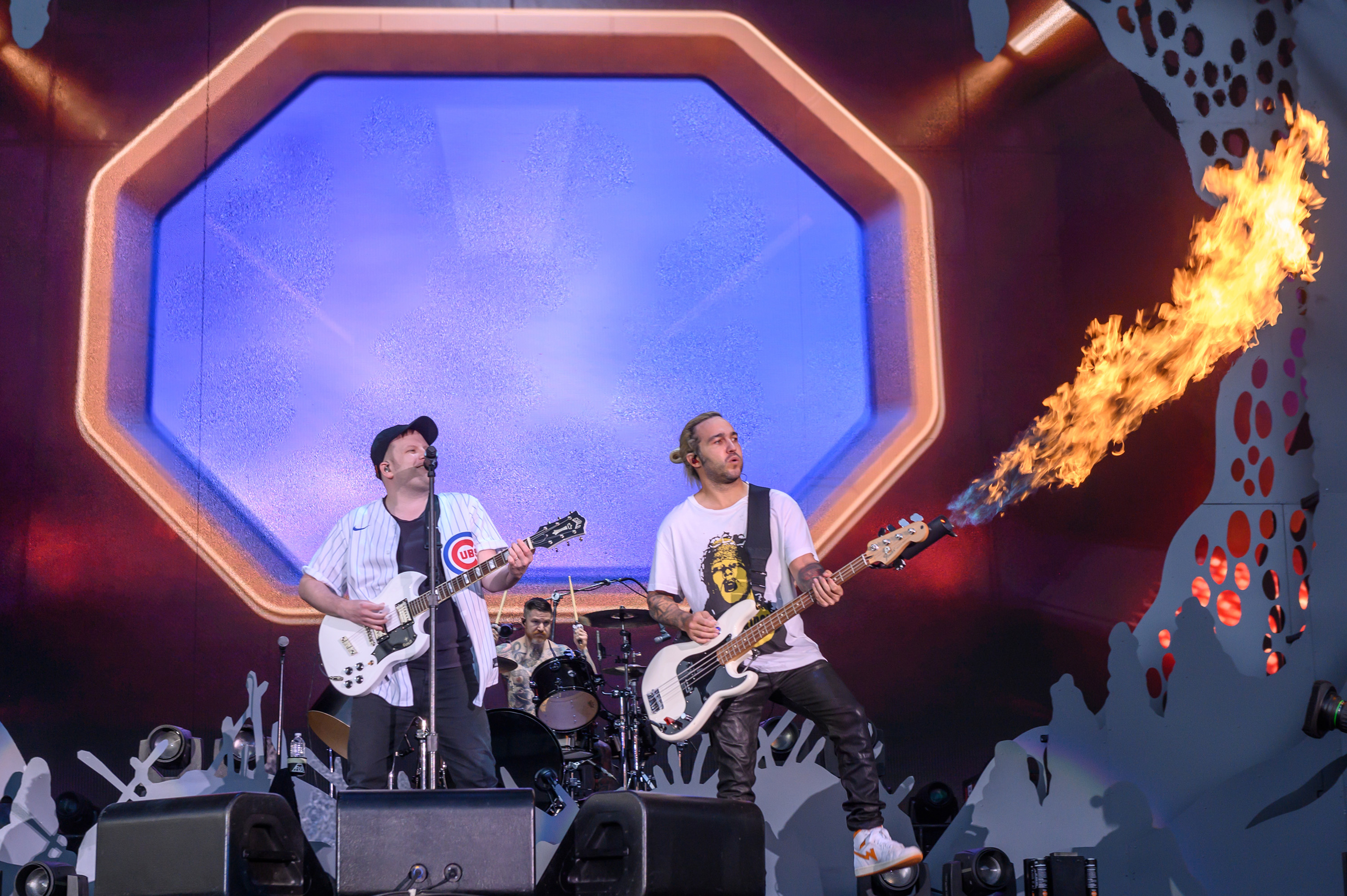 Fall Out Boy “Light Em Up,” sprinkle “So Much (For) Stardust” around the  wonderfully wild Wrigley - Chicago Concert Reviews