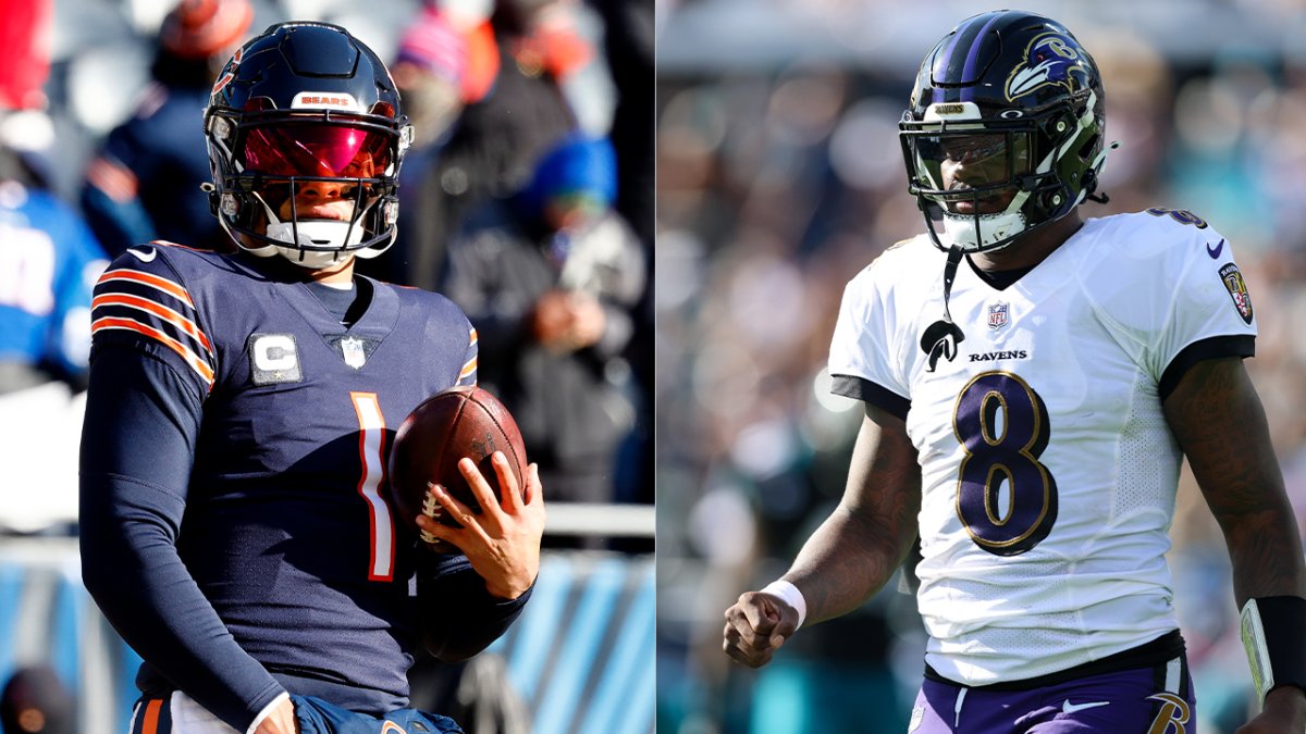 Nick Wright Pitches Bears Trading Justin Fields For Ravens Lamar Jackson Nbc Chicago 0974