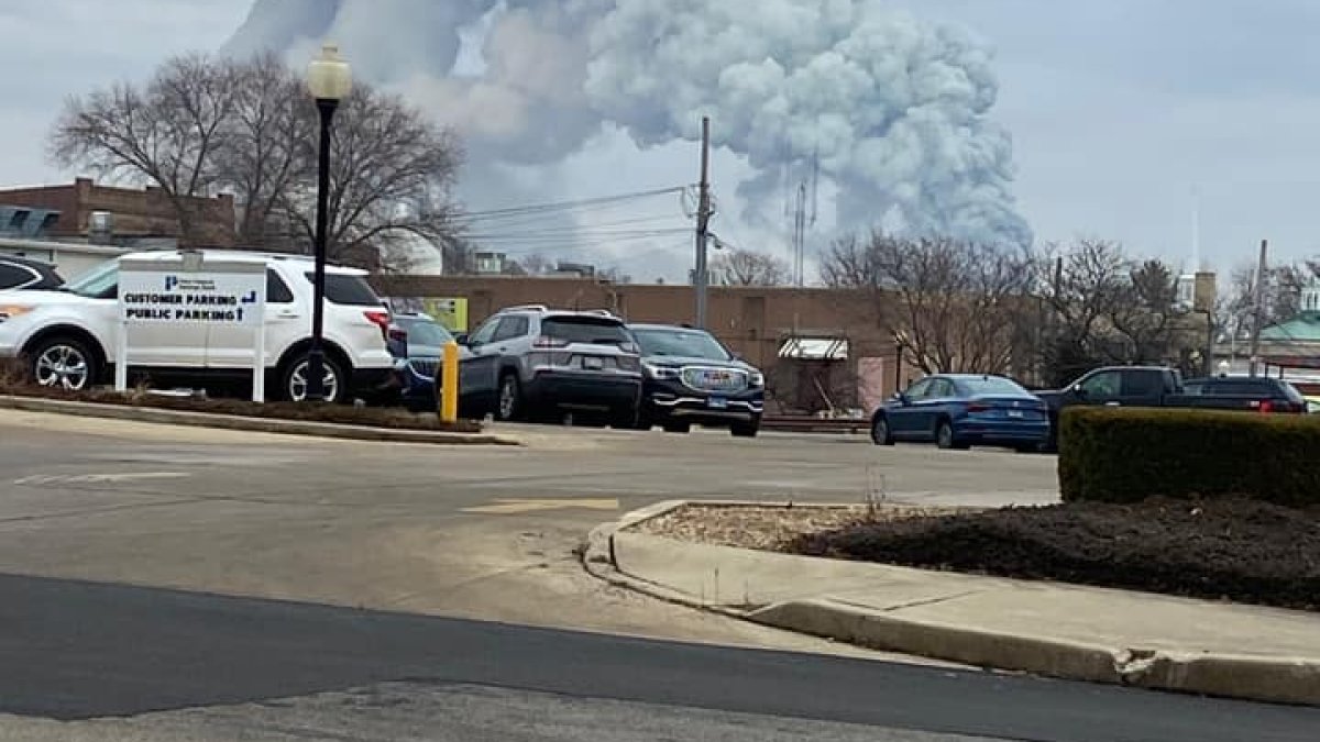 Officials Tell LaSalle Residents Not to Touch Green Substance Released in Carus Fire – NBC Chicago