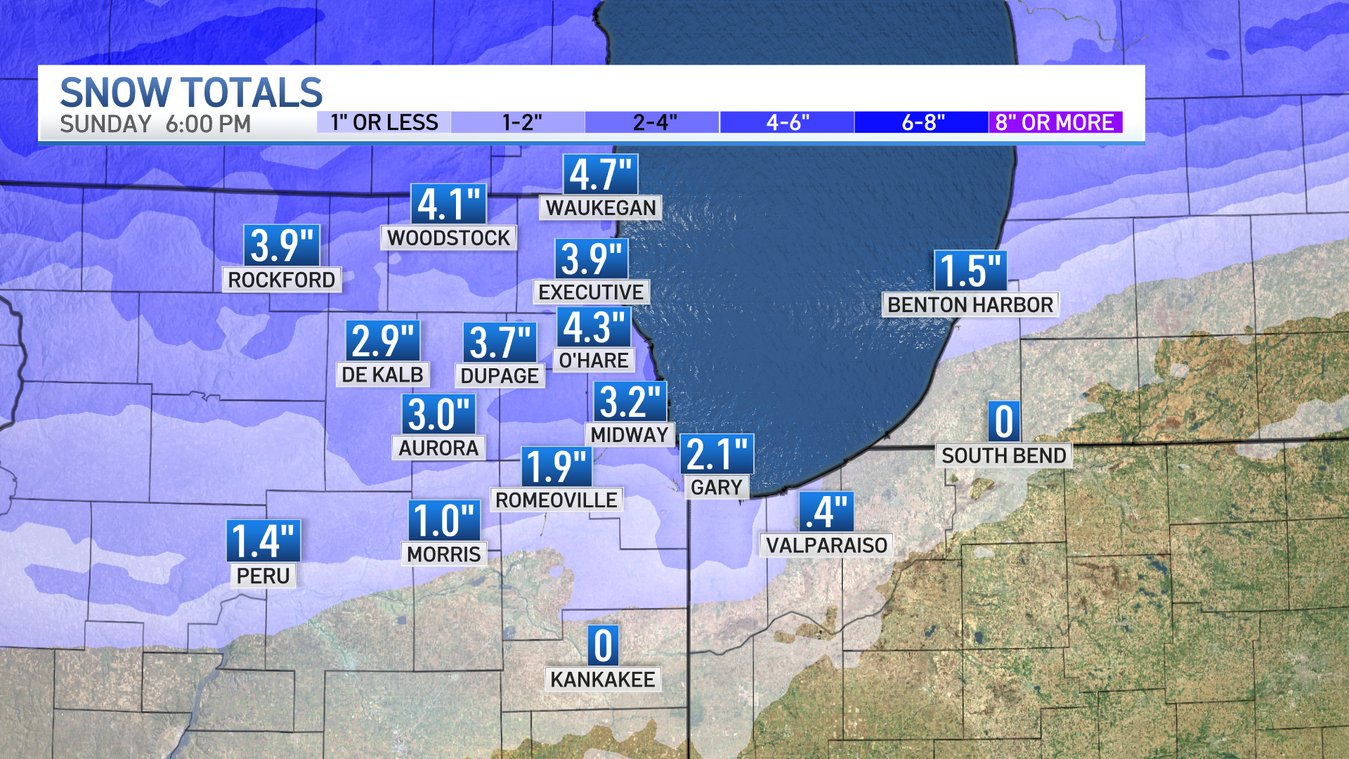 Chicago Area to See Several Inches of Snow Through Weekend As Winter ...
