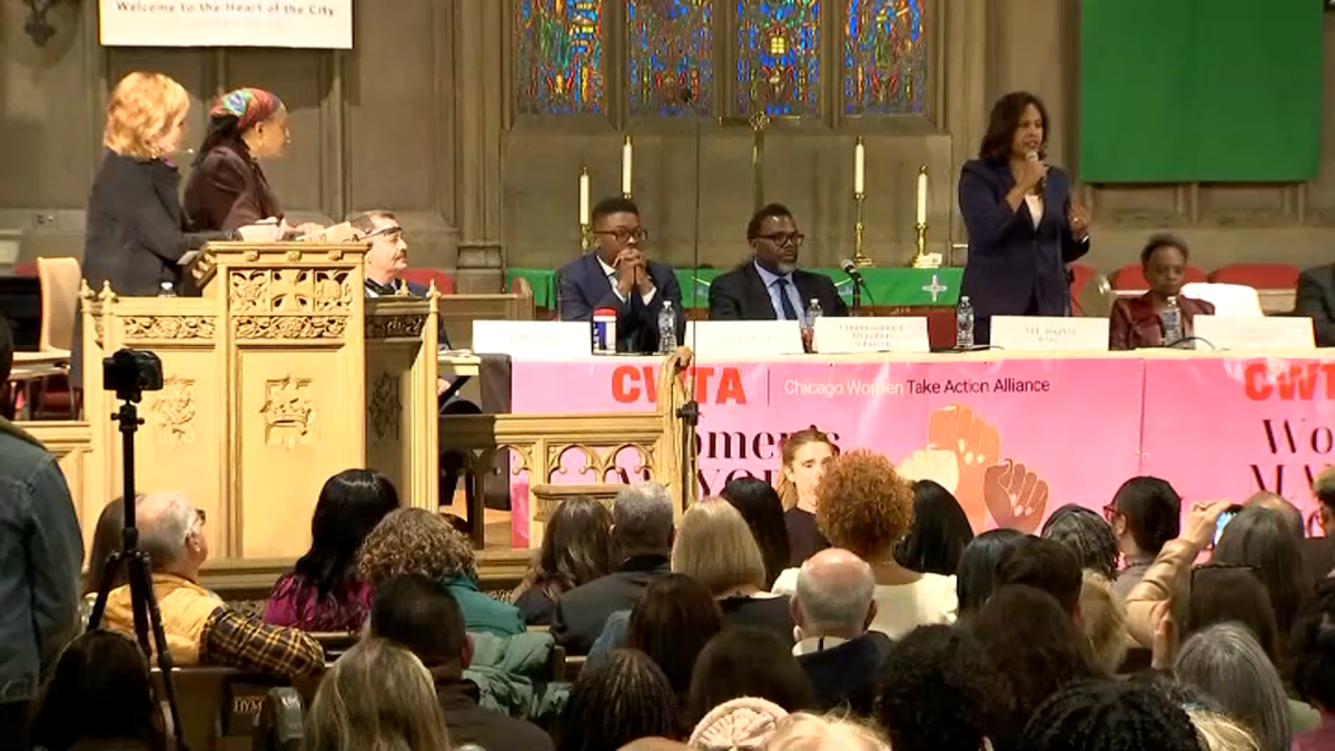 Candidates Spar At Chicago Womens Mayoral Forum Nbc Chicago