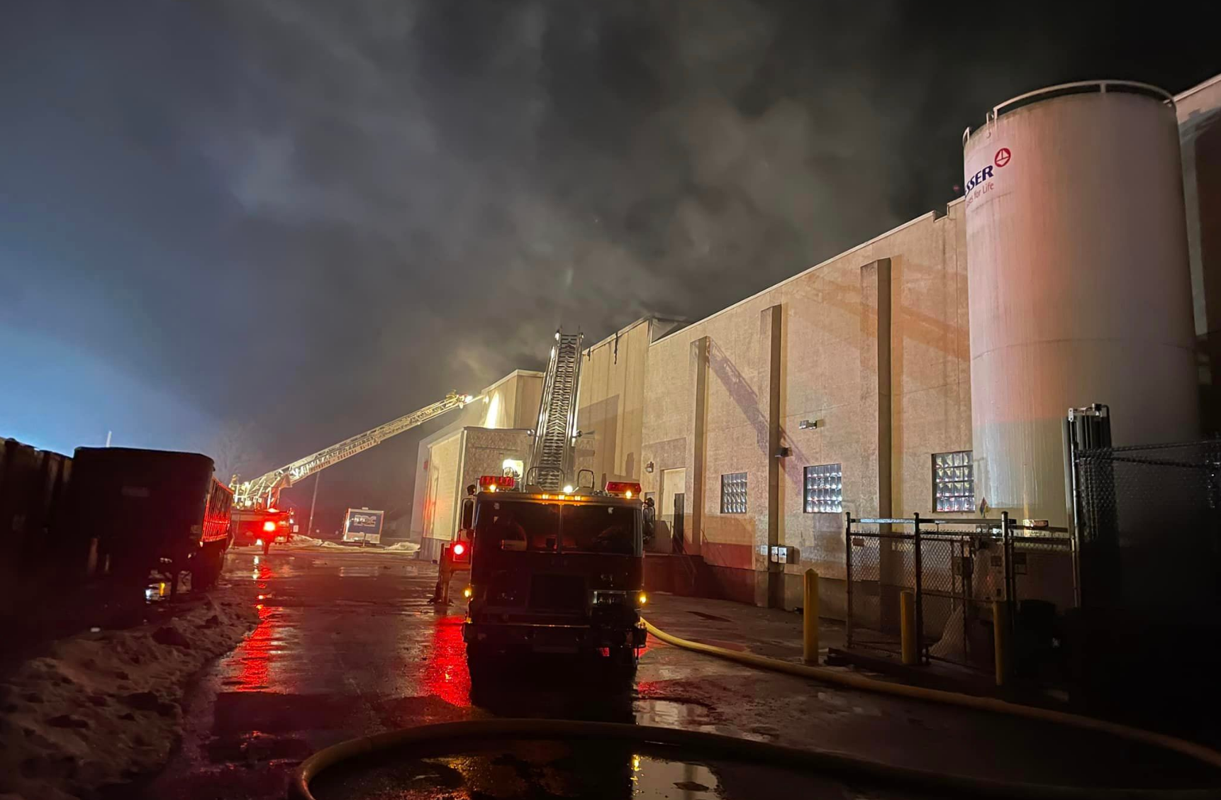 Melted Butter Floods Into Wisconsin Canal After Fire At Dairy Plant