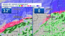 With rain and snow possible this weekend, here's a timeline of what you might see and when – NBC Chicago