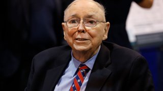 Charles Munger at the Berkshire Hathaway Annual Shareholders Meeting in Omaha, Nebraska, April 29, 2022.