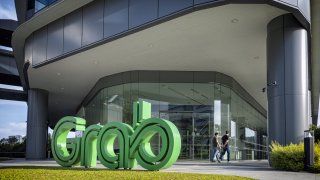 The headquarters of Grab Holdings Ltd., in Singapore. Grab Holdings Ltd., reported its latest earnings on Feb. 23, 2023.