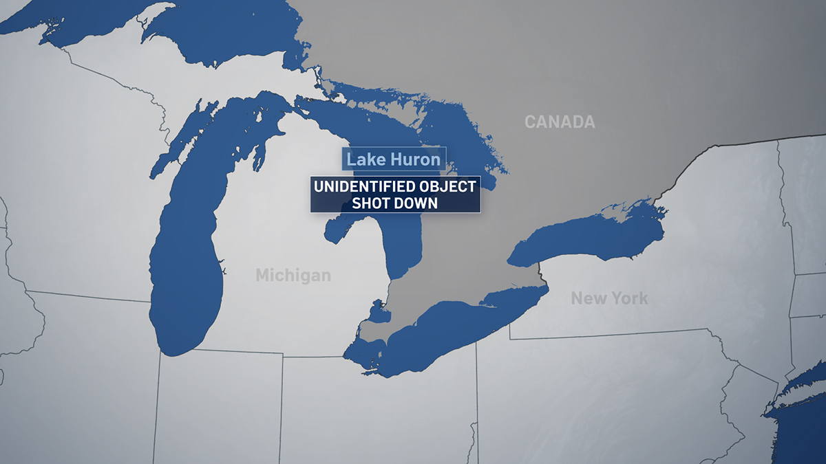 Us Military Shoots Down ‘unidentified Object Over Lake Huron Nbc Chicago