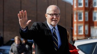CHICAGO, IL – FEBRUARY 28: Chicago mayoral candidate and former Chicago Public Schools CEO Paul Vallas leaves Robert Healy Elementary School after casting his ballot in a City’s Mayoral Election on February 28, 2023 in Chicago, Illinois. Nine candidates are competing for a chance to be Chicago’s next mayor including Mayor Lori Lightfoot, who is seeking her second term. (Photo by Kamil Krzaczynski/Getty Images)