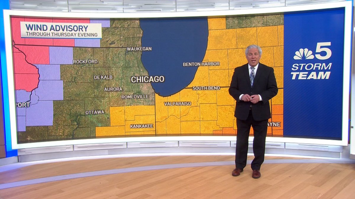 CHICAGO’S FORECAST: A Wet and Windy Thursday – NBC Chicago