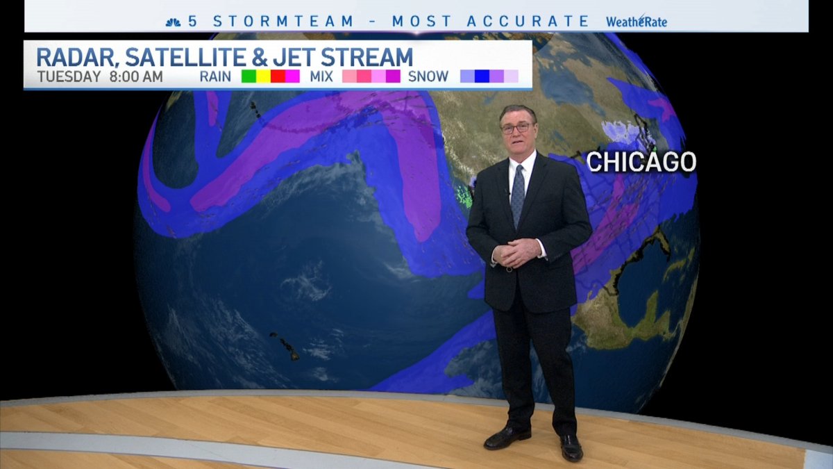 Forecast: Rain, Snow Possible For Parts of Chicago Area – NBC Chicago