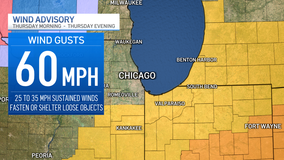 Timeline Chicago Area to Face Ferocious Winds, Periods of Rain or Snow