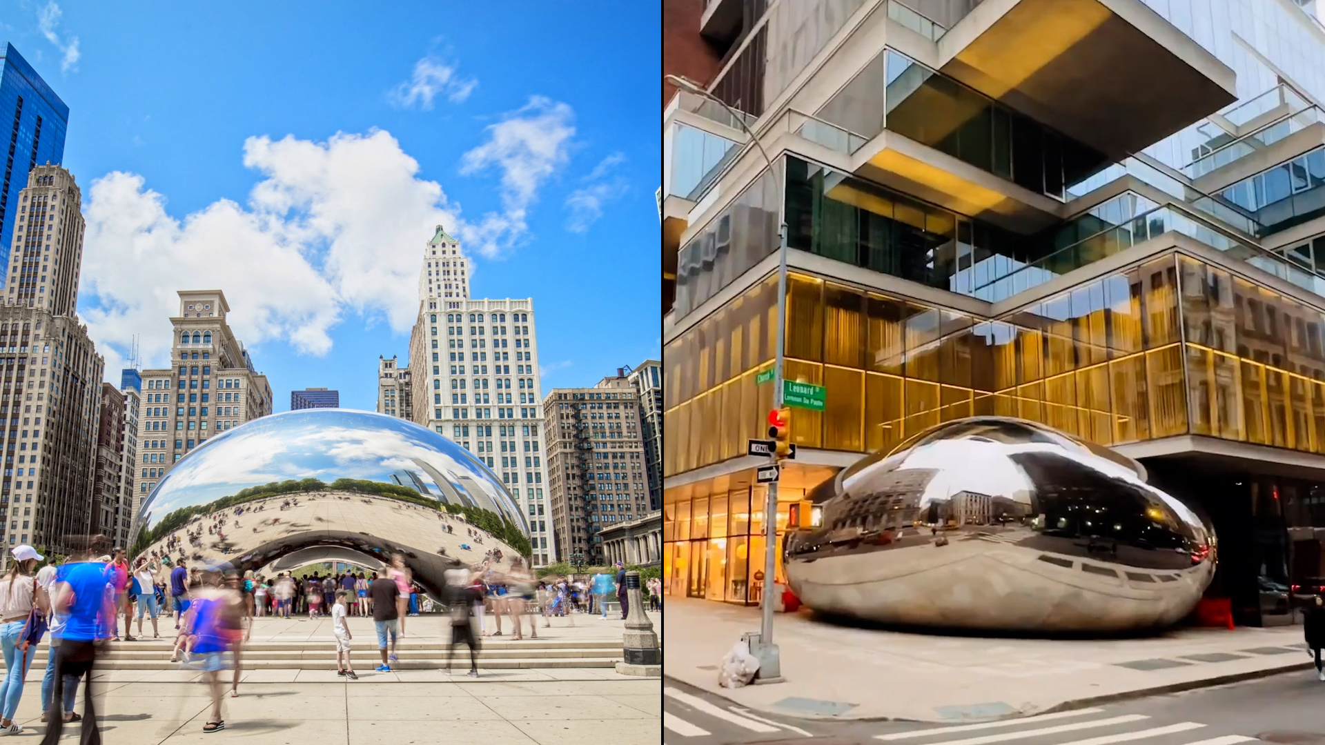 Bean envy? New York City gets smaller version of iconic Chicago sculpture