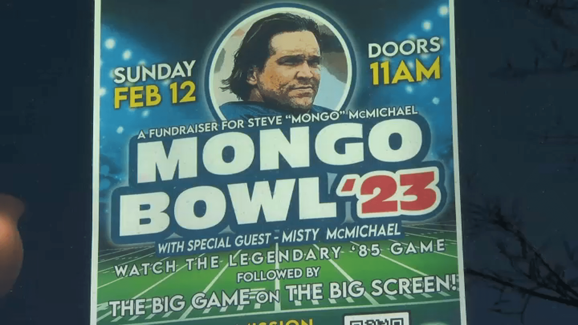 Big Game Party Benefits Chicago Bear Steve McMichael