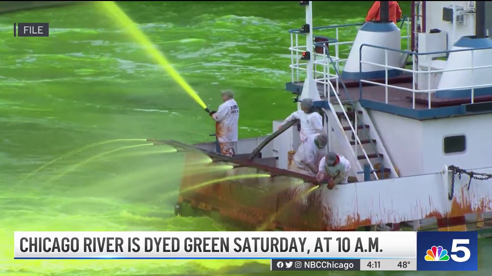 Meet the Family That Dyes the Chicago River Green for St. Patrick's Day