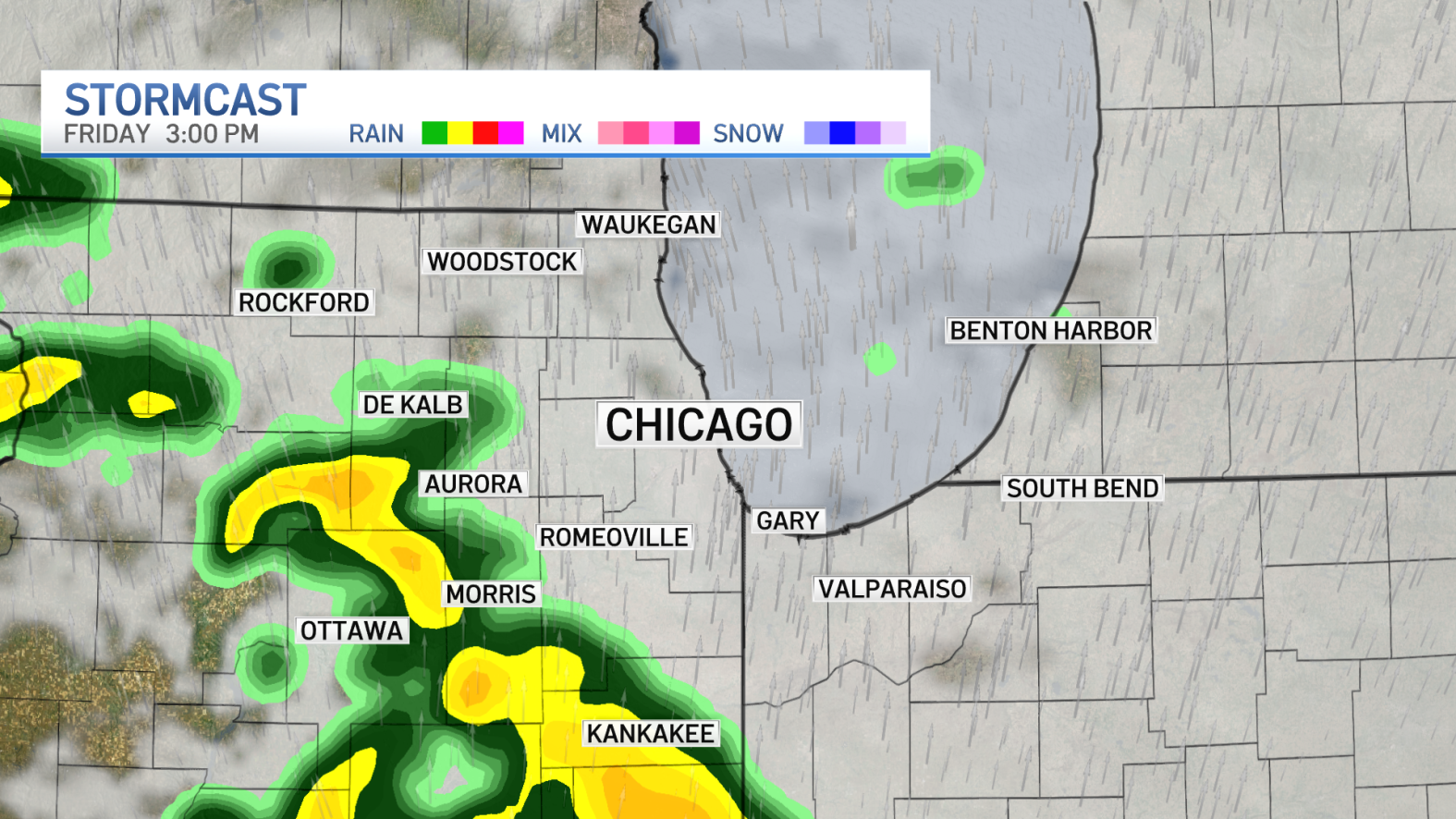 Severe Weather Chicago Timeline Latest Timing Updates With Storms