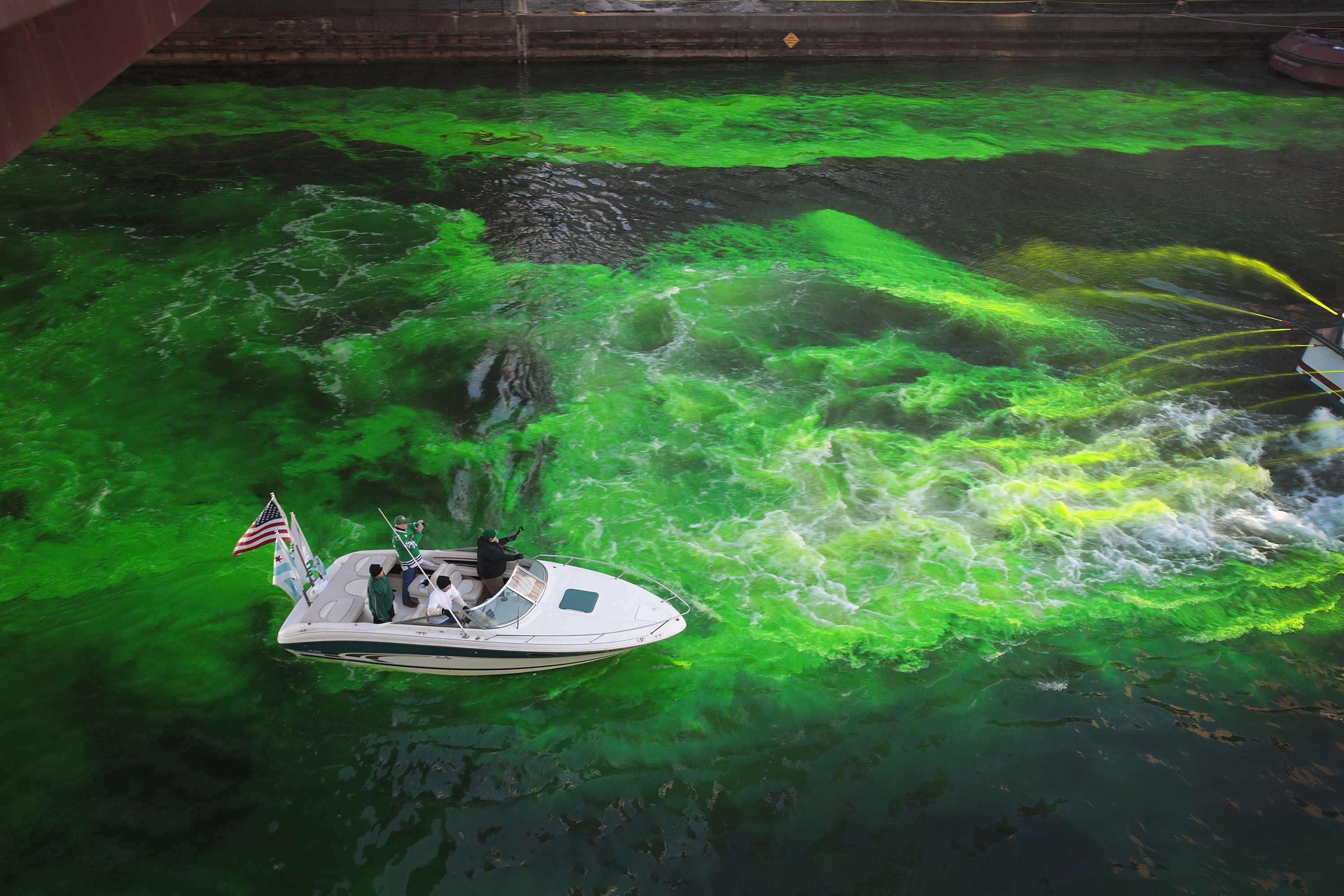 How to Watch the Chicago River Dyeing Live In Person or Virtually on Saturday