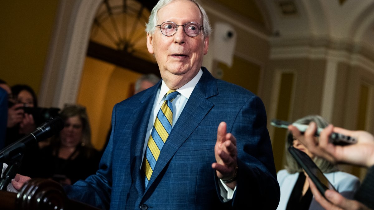 Sen.  Mitch McConnell released from hospital – NBC Chicago