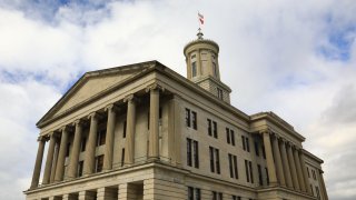 The Tennessee State Capitol, located in Nashville, Tennessee.