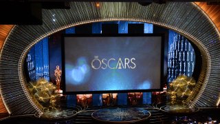 View of the stage during the 88th Annual Academy Awards at the Dolby Theatre