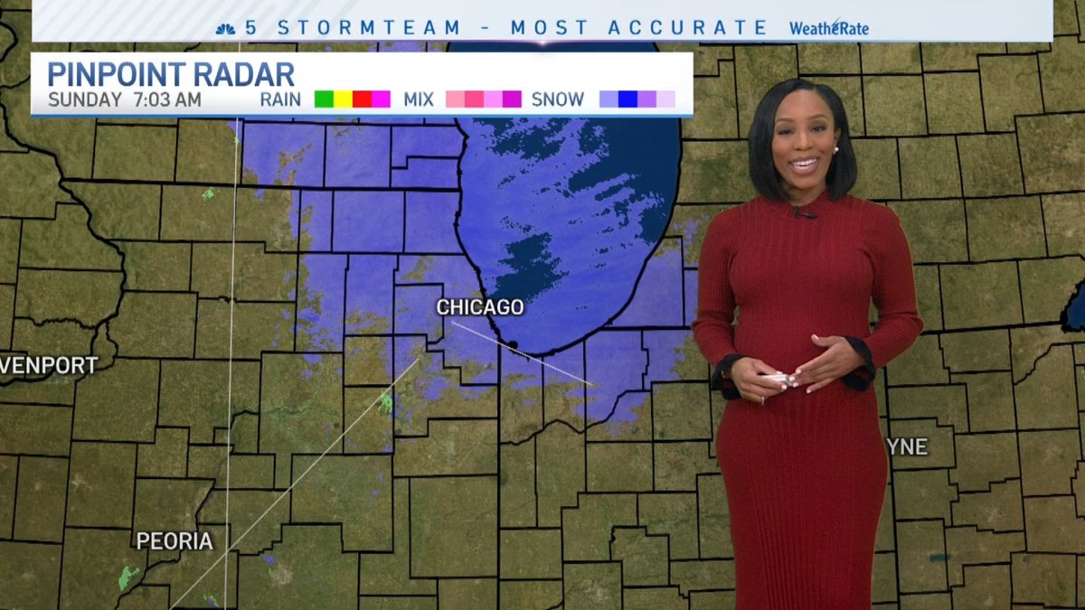 Chicago Forecast Rain And Snow Showers Sunday Nbc Chicago 6086