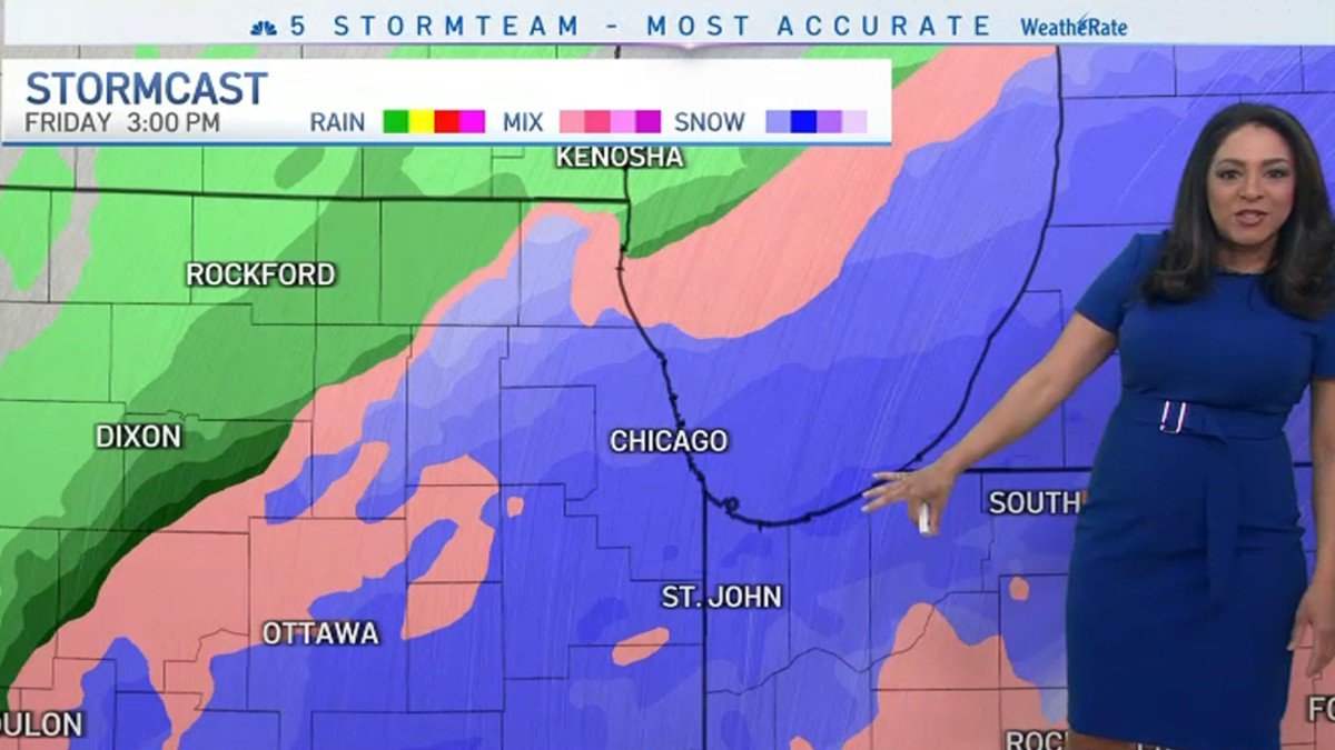 Winter Storm Watch Issued for Several Chicago-Area Counties Friday – NBC Chicago - Vimarsana News