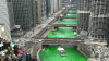 What time does the Chicago River get dyed green for 2024?
