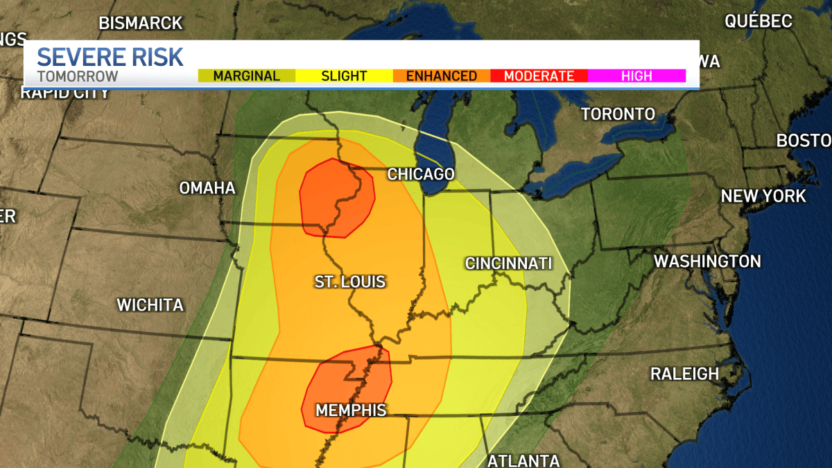 Timeline: What to Expect and When With Potentially Severe Storms Across ...