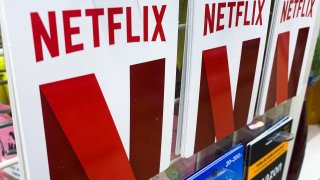 Netflix gift cards are seen in a shop in Krakow, Poland on June 13, 2022.