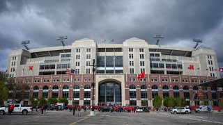 LINCOLN, NE – APRIL 22: General view of the stadium before the arrival of the Nebraska Cornhuskers at Memorial Stadium on April 22, 2023 in Lincoln, Nebraska. (Photo by Steven Branscombe/Getty Images)