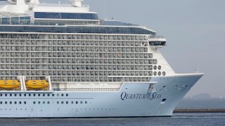 FILE - The Quantum of the Seas cruise ship, operated by Royal Caribbean Cruises.