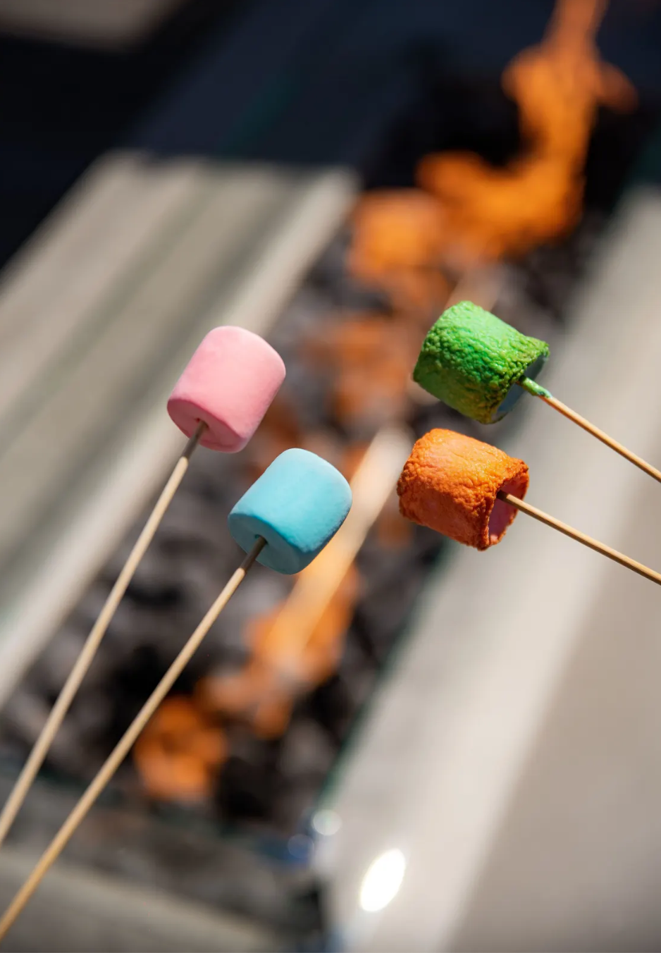 These Mesmerizing New Marshmallows Change Color When You Toast Them