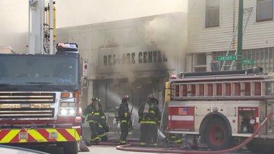 Chicago Fire Crews Respond to Extra-Alarm Blaze at Bridgeport Liquor Store