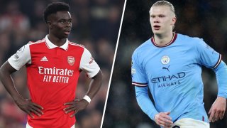 The Arsenal Gunners meet the Manchester City Sky Blues in a showdown with major Premier League title race ramifications.