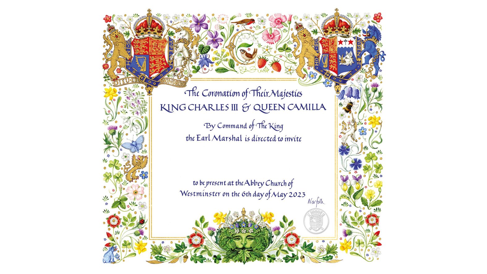 King Inviting King Charles III’s Coronation Invite Features ‘Queen Camilla’ – NBC Chicago