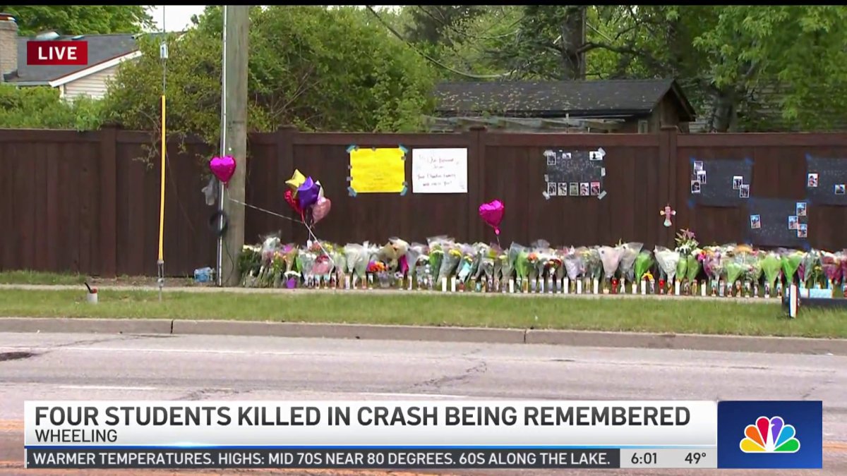 Memorial For 4 Killed in Wheeling Crash Continues to Grow – NBC Chicago