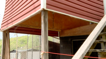 The press box at the Wayne High School Softball field partially collapsed Saturday afternoon, sending multiple people to the hospital.