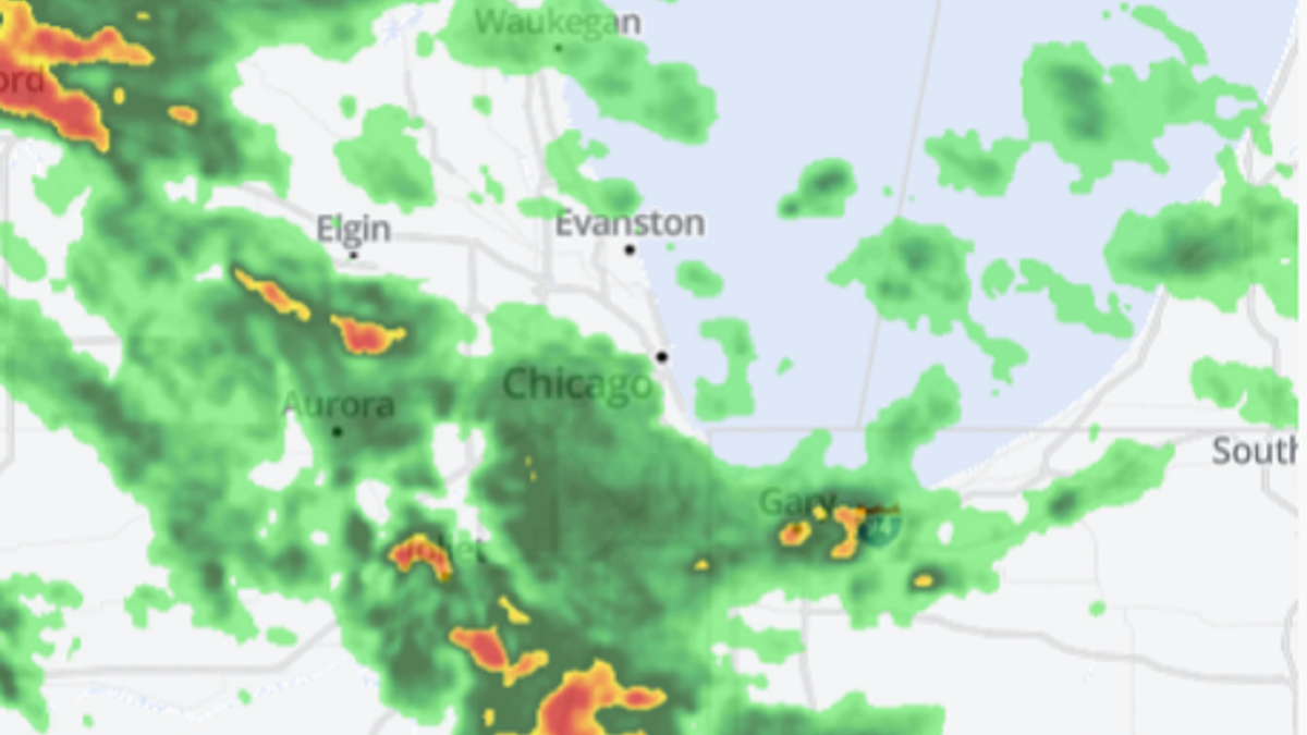 Chicago Radar Track Rainfall During the Evening Commute NBC Chicago