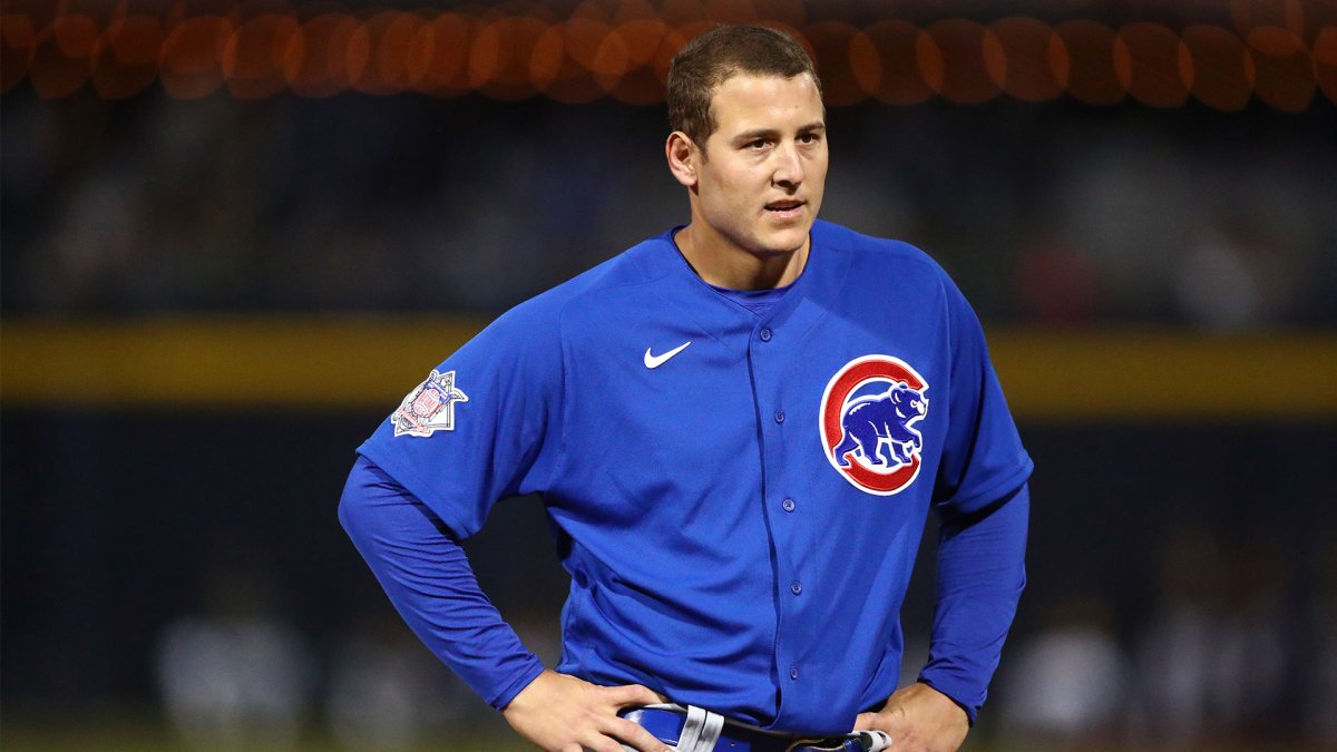 Anthony Rizzo throws ceremonial first pitch at Cubs game – NBC Chicago